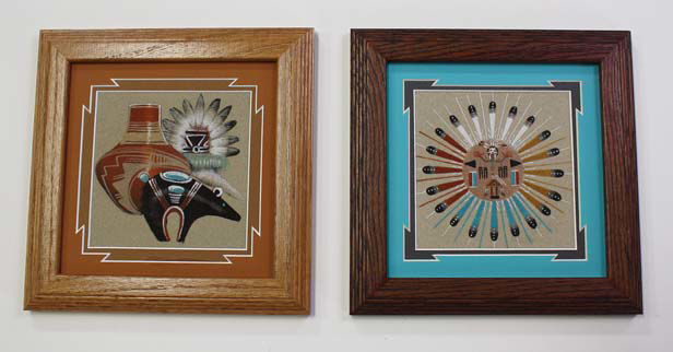 Navajo sandpainting navajo sand painting x matted and framed navajo indian rugs and sandpaintings