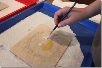 United states navajo sand painting craft