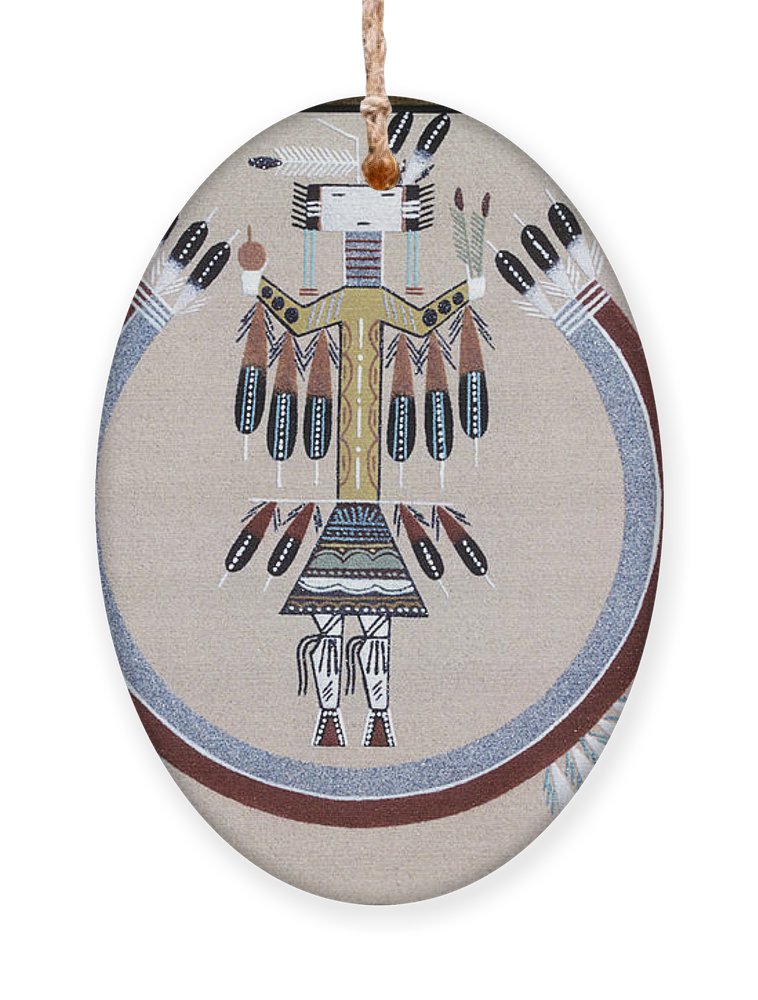 Navajo sand painting ornament by vintage images