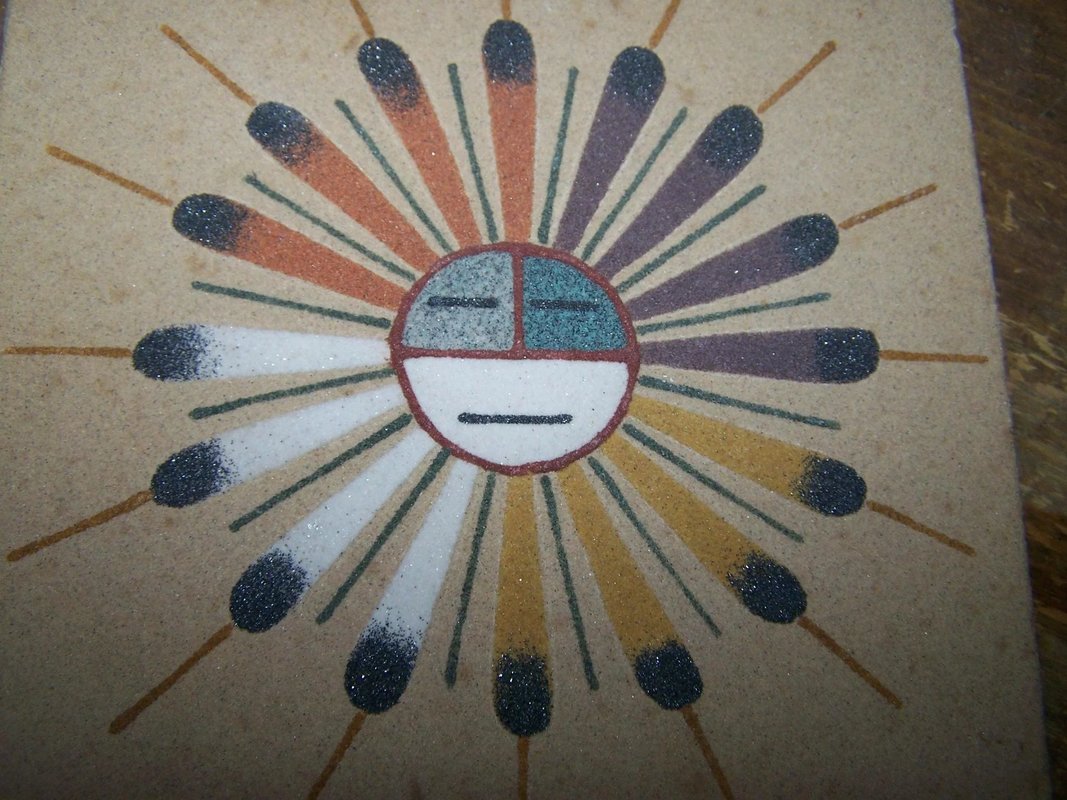 Navajo sand painting