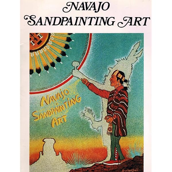 Navajo sandpainting art joe eugene baatsoslanii bahti mark branson o t books