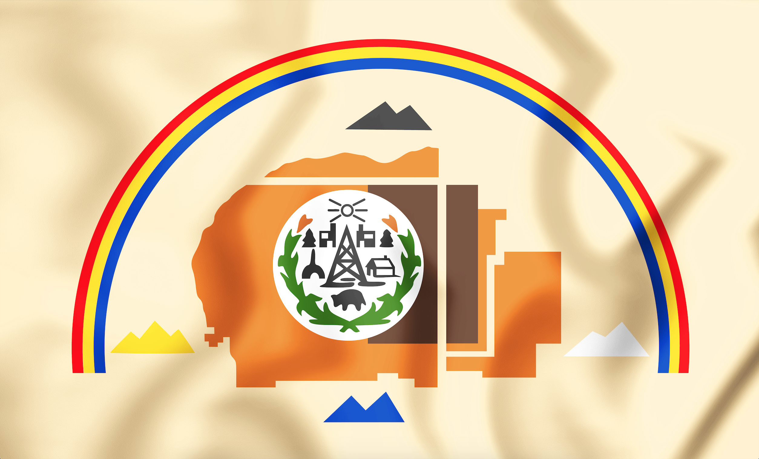 Navajo nation flag meaning behind the symbols kachina house