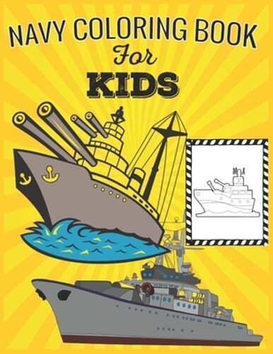 Navy coloring book for kids large images x ships fighter jets