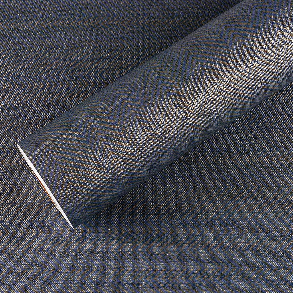 navy grasscloth wallpaper