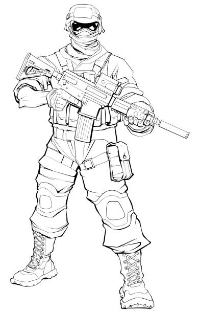 Navy seal stock illustrations royalty