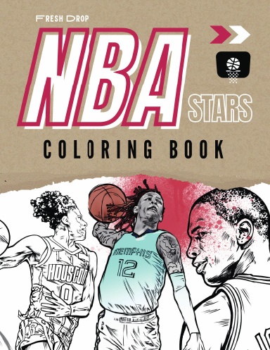 Nba stars coloring book