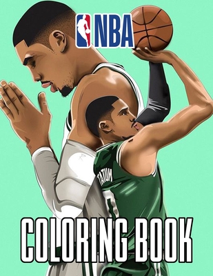 Nba coloring book amazing coloring book for nba fans with over coloring pages all images of relaxing for nba basketball paperback murder by the book