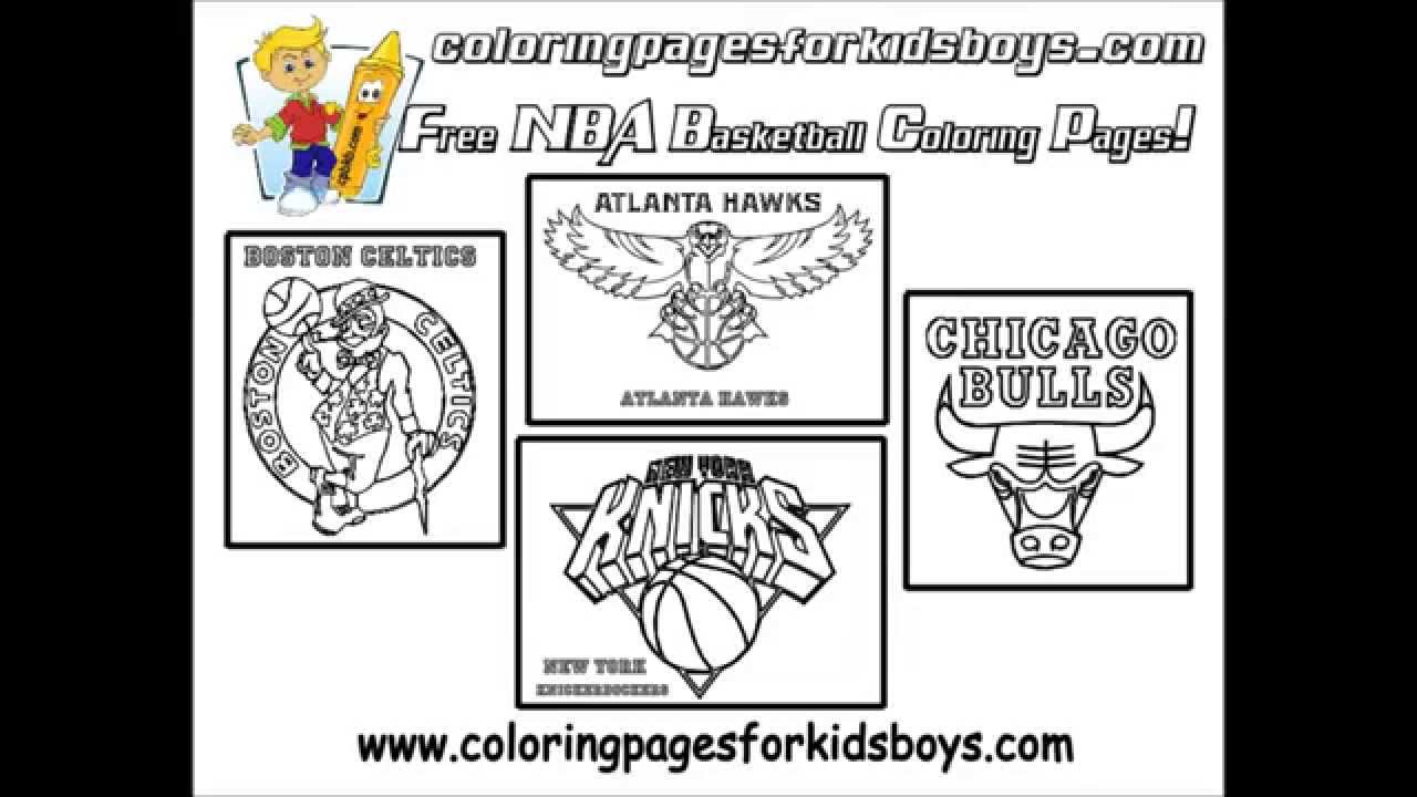 Coloringbuddymike nba basketball coloring pictures