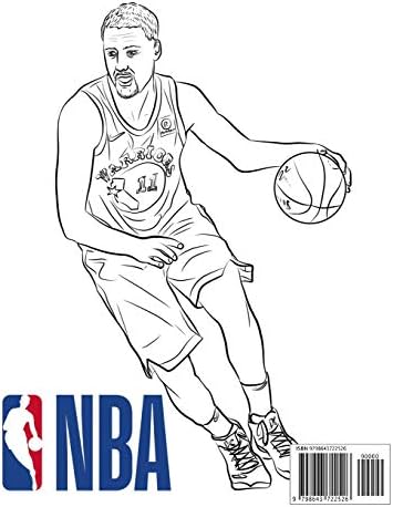 Nba coloring book basketball coloring book for adult and kid fletcher sherry books
