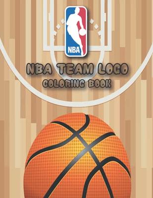 Nba team logo coloring book sports coloring book basketball books coloring books for kids nba teams nba coloring book nba coloring book logo original birthday present gift idea