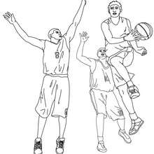 Basketball coloring pages