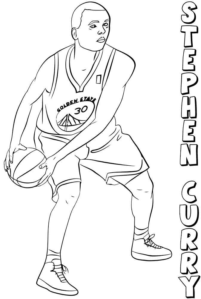 Printable nba coloring pages pdf