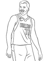 Printable basketball coloring pages