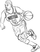 Nba coloring pages free coloring pages