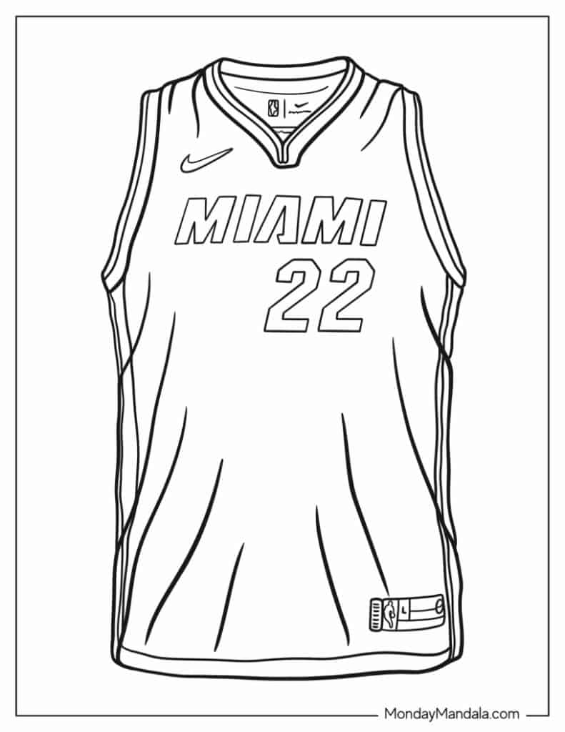 Nba basketball coloring pages free pdf printables