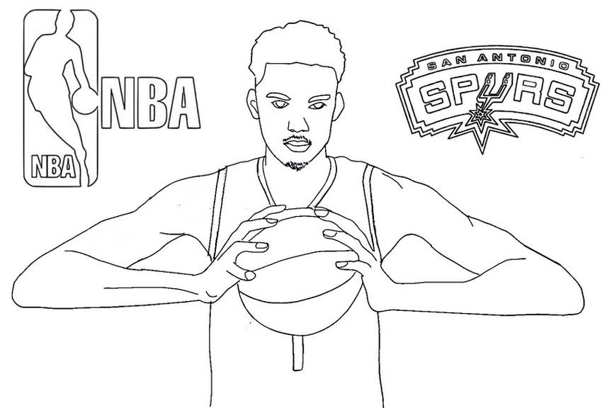 Coloring pages victor wembanyama