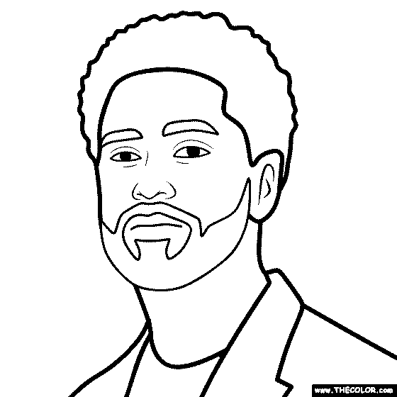 Hip hop rap star online coloring pages