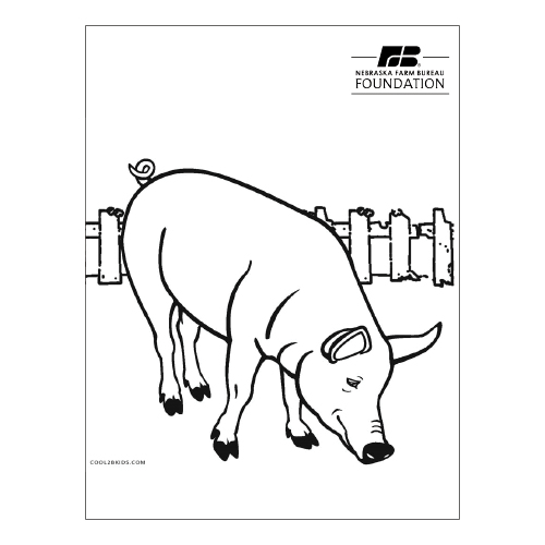 Coloring pages â nebraska farm bureau foundation