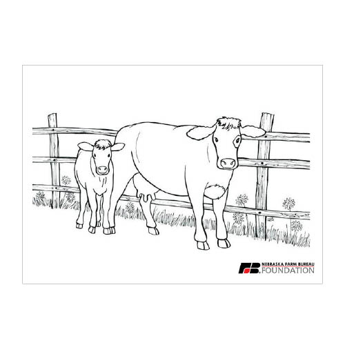 Coloring pages â nebraska farm bureau foundation