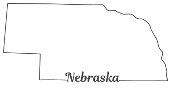 Nebraska â map outline printable state shape stencil pattern â diy projects patterns monograms designs templates