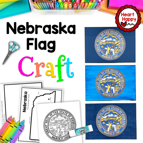 Nebraska state flag craft nebraska state symbols made by teachers