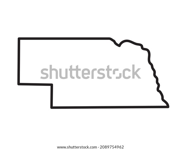 Nebraska outline images stock photos d objects vectors