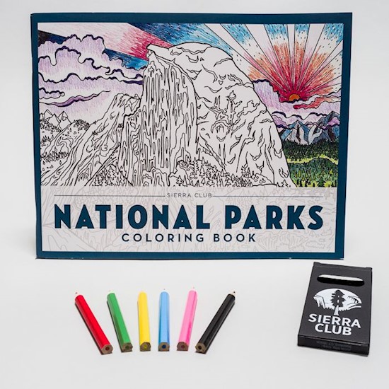 The sierra club national parks coloring book