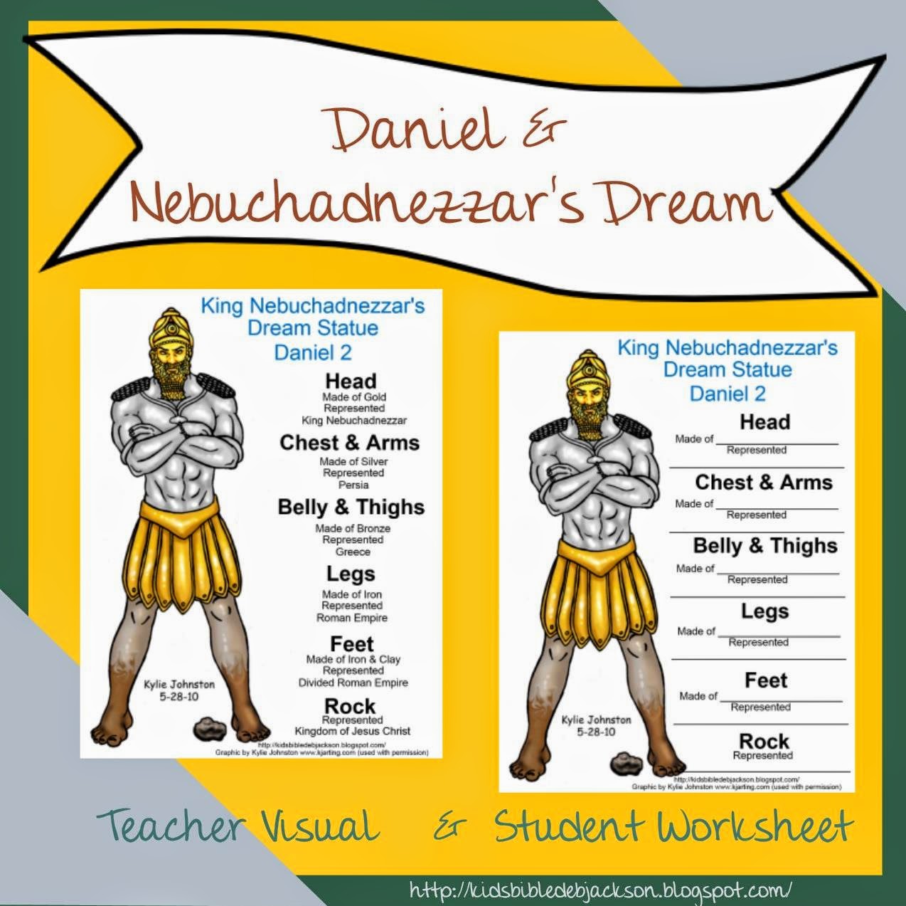 Bible lesson and free printable daniel nebuchadnezzars dream