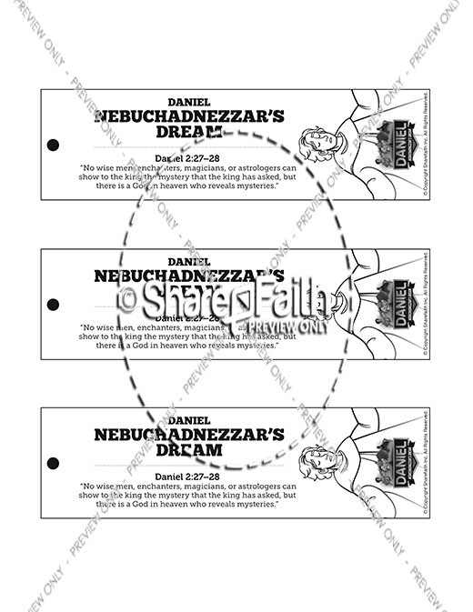 Daniel nebuchadnezzars dream sunday school crossword puzzles clover media