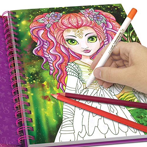 Nebulous stars large coloring book for girls