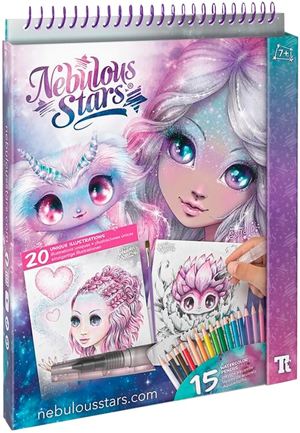 Nebulous stars waterlor book set