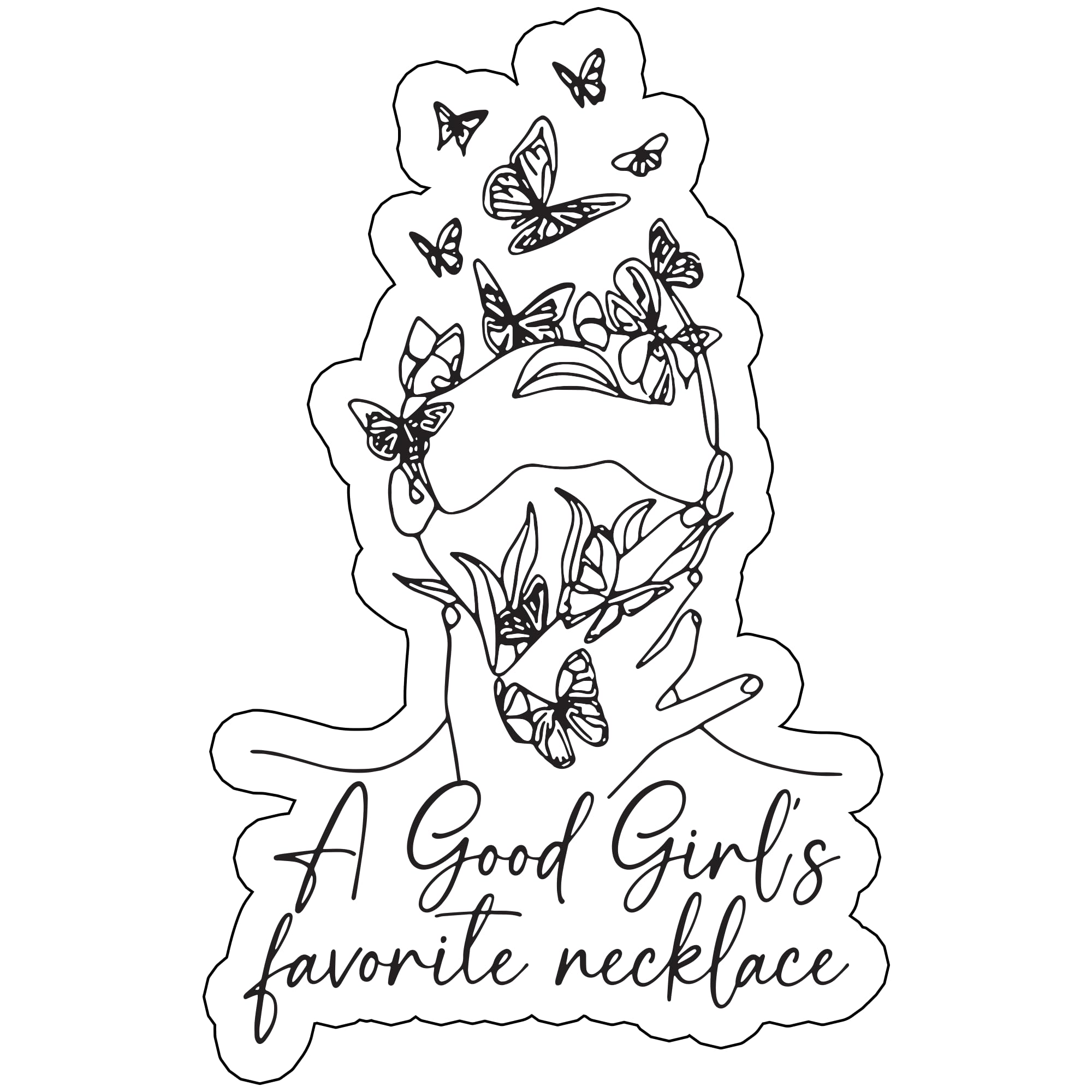 A good girls favorite necklace sticker smutty girls love readings dark romance smut kindle sticker spicy books decals bookish inch clothing shoes jewelry