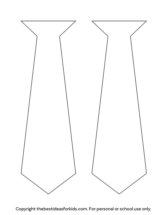 Tie template