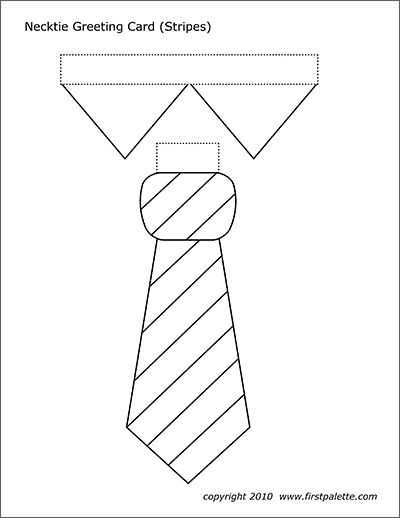 Necktie greeting card templates free printable templates coloring pages firstpâ fathers day card template printable greeting cards greeting card envelope