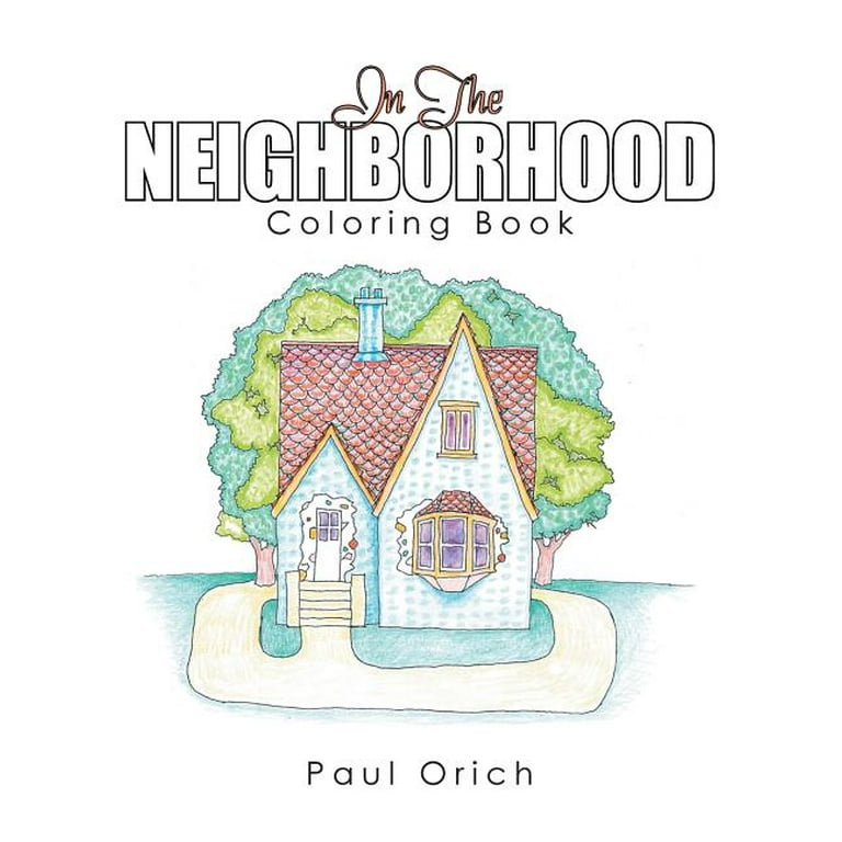 In the neighborhood coloring book paperback
