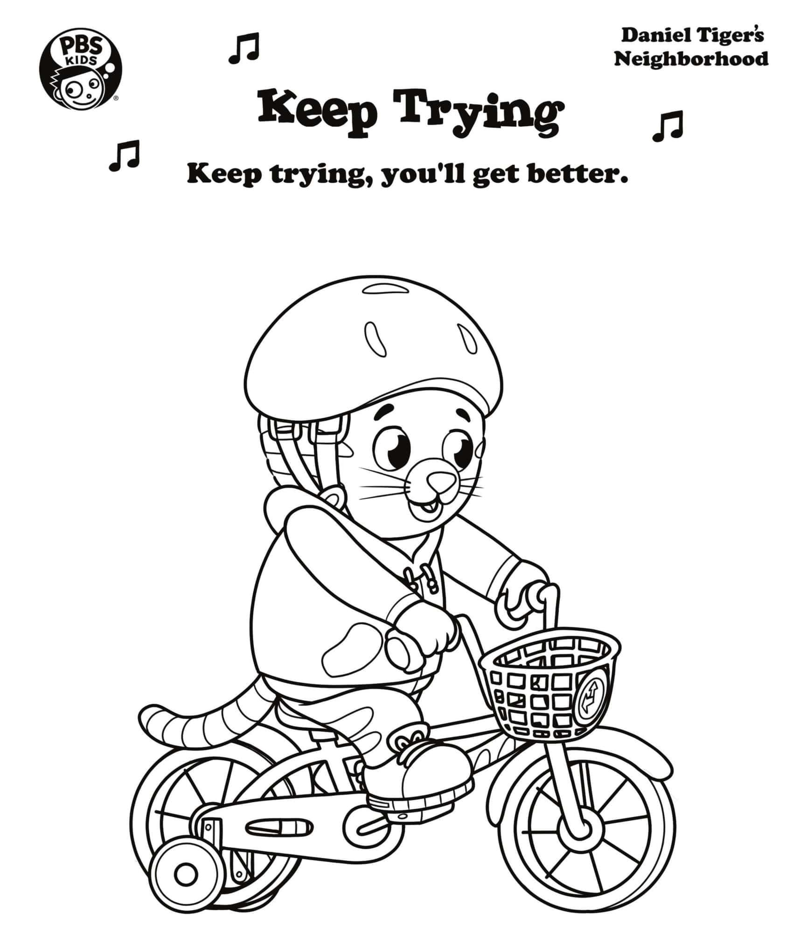 Daniel tiger coloring pages printable for free download