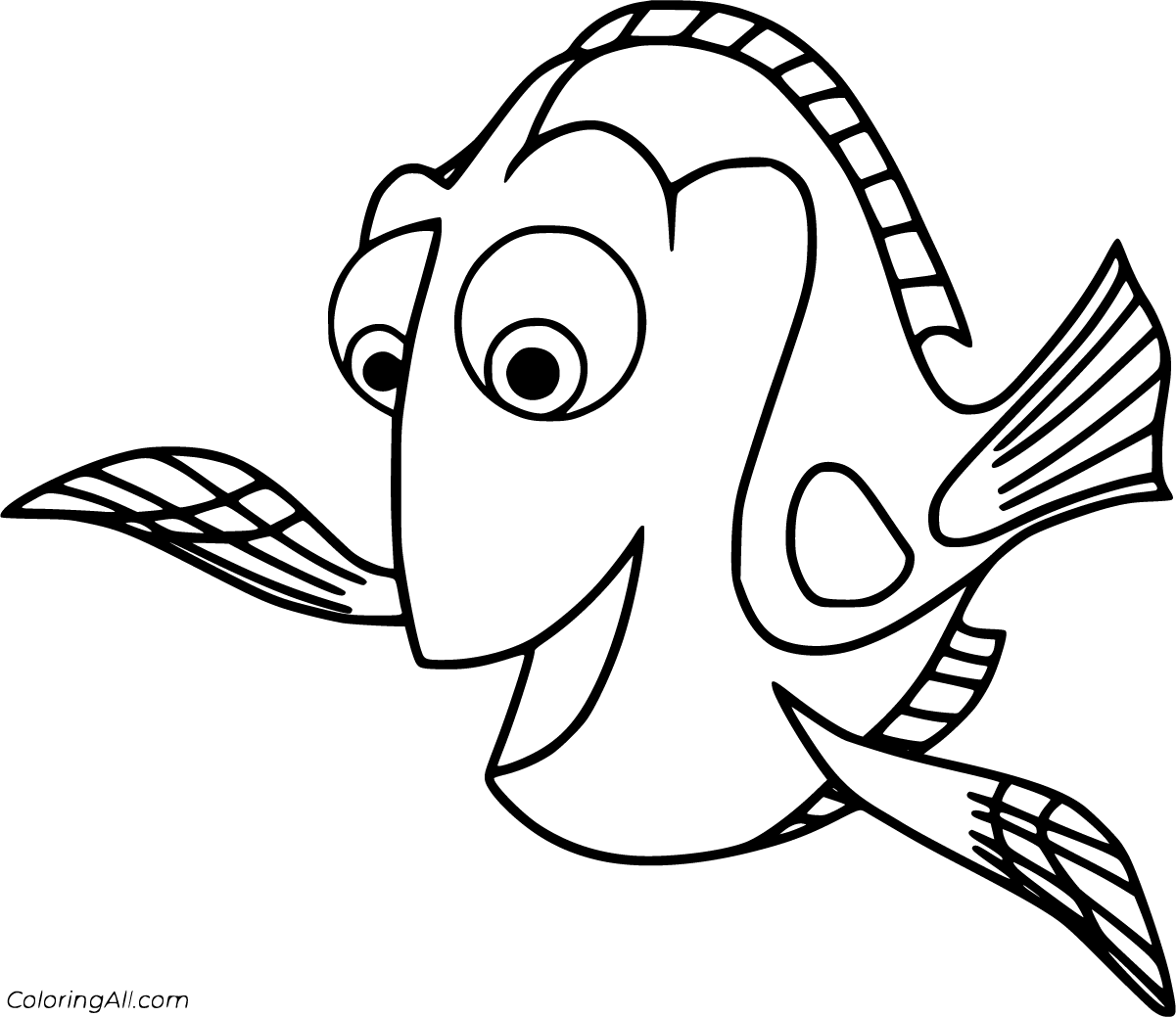 Finding dory coloring pages