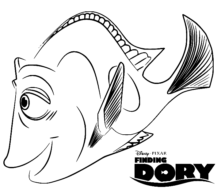 Finding dory coloring pages printable for free download
