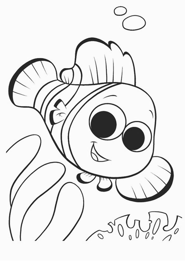 Coloring pages printable finding nemo coloring page