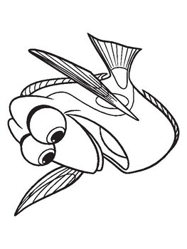 Finding nemo coloring pages for kids girls boys teens school activity pdf