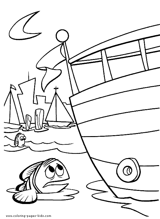 Finding nemo coloring pages