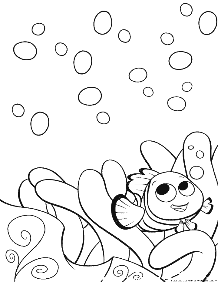 Finding nemo coloring pages