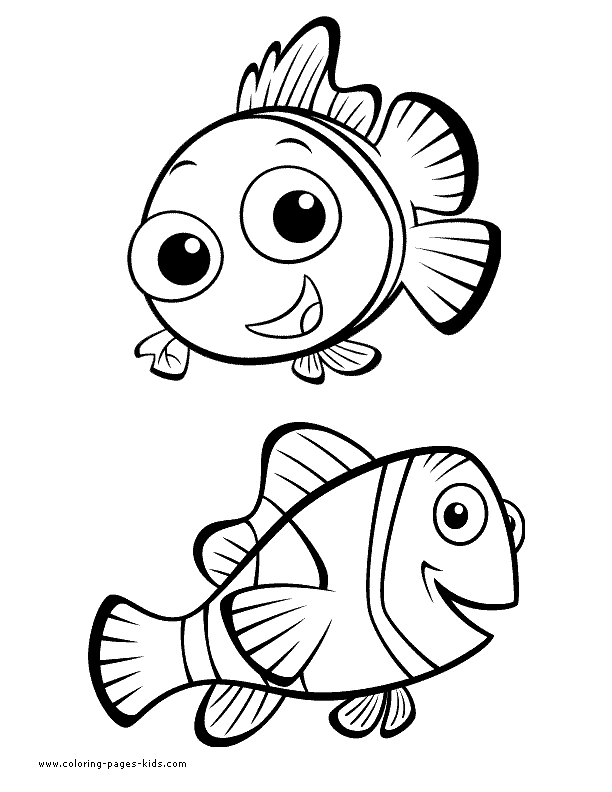 Finding nemo coloring pages