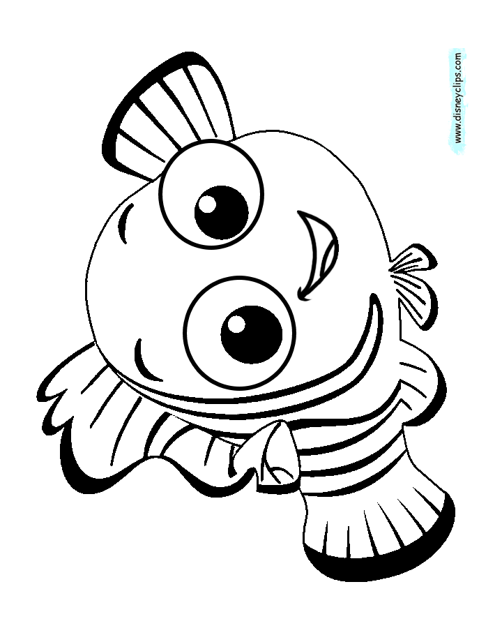 Finding nemo coloring pages