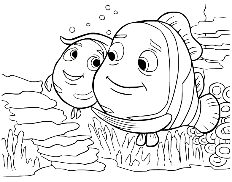 Finding nemo coloring pages printable for free download