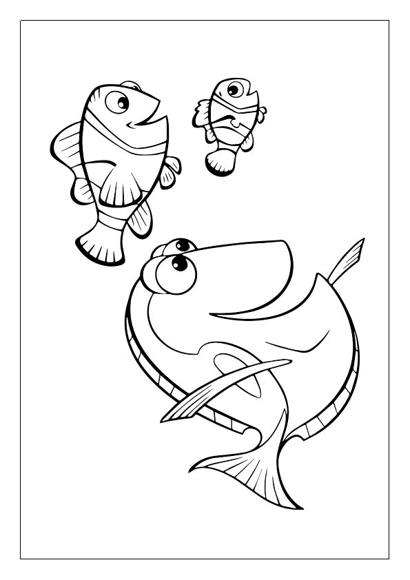 Finding nemo coloring pages free printable coloring sheets for kids