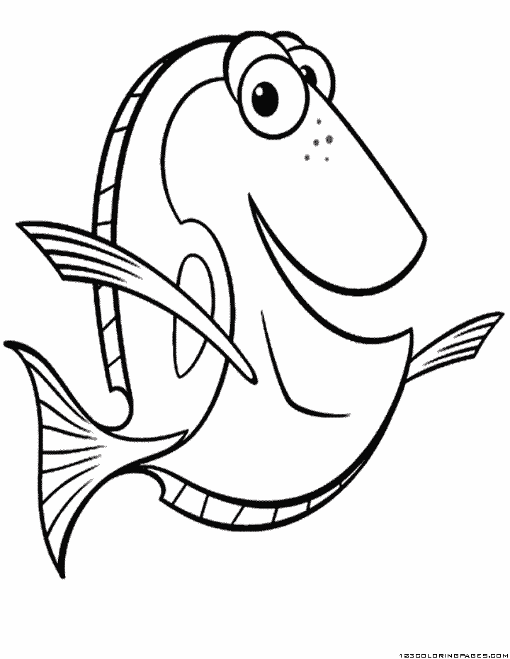 Finding nemo coloring pages