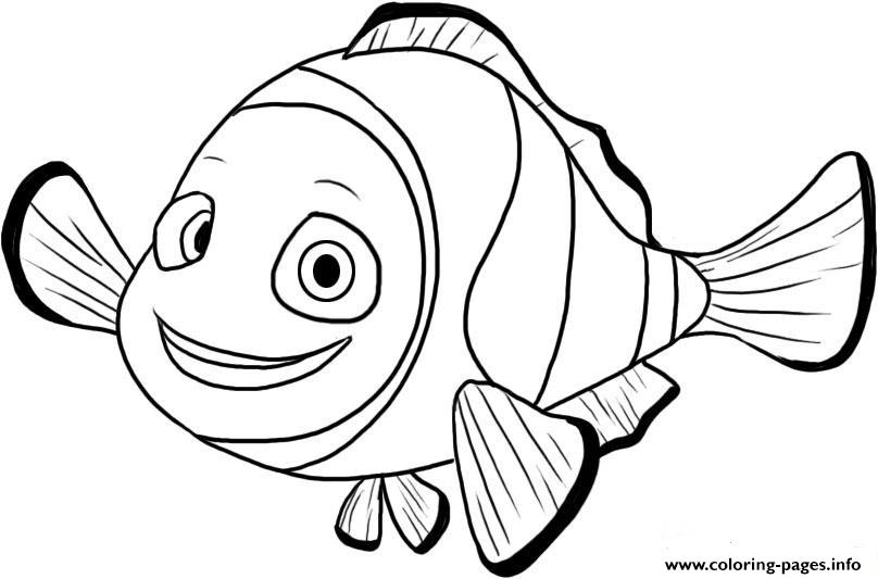 Finding nemo nemo coloring page printable