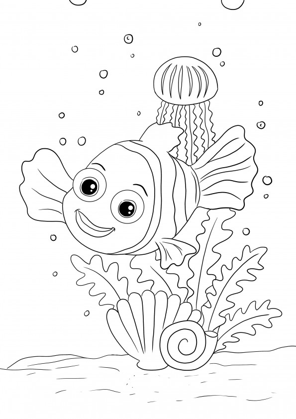 Finding nemo coloring pages