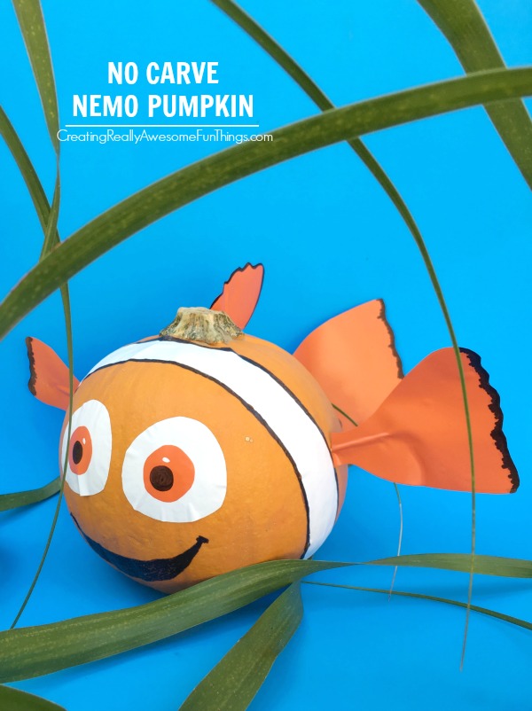 No carve finding nemo pumpkin